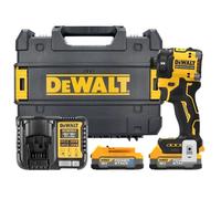 DeWalt DCF870E2T 18V XR Cordless Brushless Hydraulic Impact Driver with 2 x 1.7Ah Powerstack Batteries, Charger & TSTAK Case
