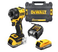 DeWalt DCF870 18v XR Cordless Brushless Hydraulic Impact Driver 2 x 1.7ah Li-ion Powerstack Battery Charger Case