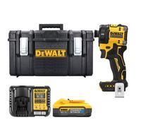 Dewalt Dcf870N 18V Xr Cordless Brushless Hydraulic Impact Driver With 1 X 5Ah Powerstack Battery, Charger & Ds300 Case