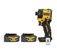Dewalt Dcf870N 18V Xr Cordless Brushless Hydraulic Impact Driver With 2 X 4Ah Batteries