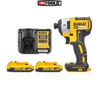 Dewalt DCF887 18V Brushless Impact Driver 3 Speed + 2 x 2ah Batteries & Charger