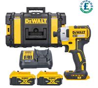Dewalt DCF887 18V XR BL Impact Driver With 2 x 5.0Ah Batteries, Charger & Case