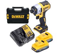 Dewalt Dcf887E2T 18V Xr Brushless Impact Driver 3 Speed - 2 X Powerstack Battery