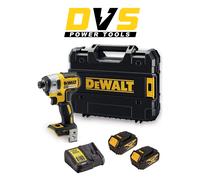DEWALT DCF887M2 18V XR Brushless 3 Speed Impact Driver + 2x 4.0ah Battery & Case
