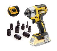 Dewalt DCF887N 18V XR Brushless 3 Speed Impact Driver + 9pc Socket Set Wrench