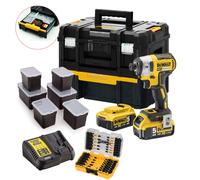 Dewalt DCF887P2 18V XR Brushless 3 Speed Impact Driver 31pc Set+ Tstak Draw Case