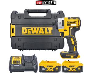 Dewalt DCF887P2 18V XR Brushless Impact Driver+ 2x 5Ah Batteries, Charger & Case
