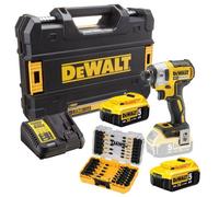 Dewalt Dcf887P2 18V Xr G2 Brushless 3 Speed Impact Driver - 2 X 5.0Ah + 31Pc Set