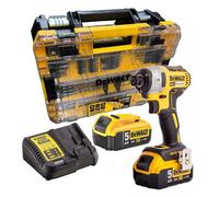 Dewalt Dcf887P2 18V Xr G2 Brushless 3 Speed Impact Driver - 2 X 5.0Ah + 85Pc Set