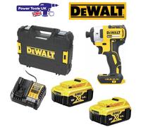 Dewalt DCF887P2 XR Impact Driver 2x 18v 5Ah Batteries, Charger & TStak Case