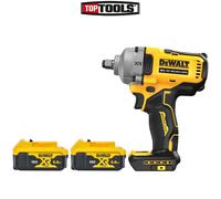 DeWalt DCF891 18V XR Brushless Compact Impact Wrench With 2 x 5.0Ah Batteries