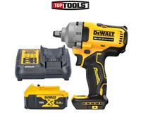 DeWalt DCF891 18V XR Brushless Impact Wrench With 1 x 5.0Ah Battery & Charger