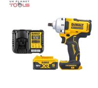 DeWalt DCF892 18V BL High Torque Impact Wrench With 1 x 5.0Ah Battery & Charger