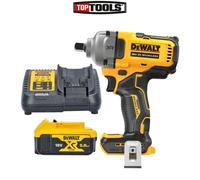 DeWalt DCF892 18V BL High Torque Impact Wrench With 1 x 5.0Ah Battery & Charger