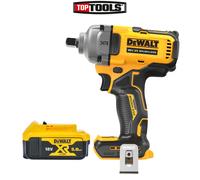 DeWalt DCF892 18V XR Brushless High Torque Impact Wrench With 1 x 5.0Ah Battery