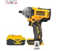 DeWalt DCF892 18V XR Brushless High Torque Impact Wrench With 1 x 5.0Ah Battery