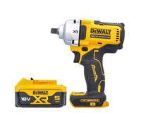 Dewalt Dcf892N 18V Xr 1/2" Cordless Brushless Detent Pin Impact Wrench With 1 X 5Ah Battery