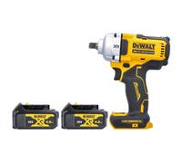 Dewalt Dcf892N 18V Xr 1/2" Cordless Brushless Detent Pin Impact Wrench With 2 X 4Ah Batteries