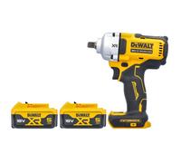 Dewalt Dcf892N 18V Xr 1/2" Cordless Brushless Detent Pin Impact Wrench With 2 X 5Ah Batteries