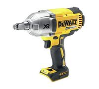 DEWALT DCF899HN-XJ 18 V XR Brushless 1/2 Inch High Torque Impact Wrench (950 Nm), Bare Unit (Hog Ring Version), Yellow/Black, 4.09 cm*10.87 cm*9.53 cm