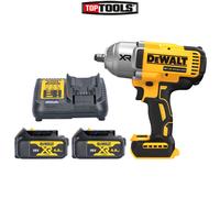 DeWalt DCF900 18V XR Brushless 1/2" Impact Wrench + 2 x 4Ah Batteries & Charger