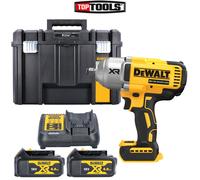 DeWalt DCF900 18V XR Brushless Impact Wrench + 2 x 4Ah Batteries, Charger & Case