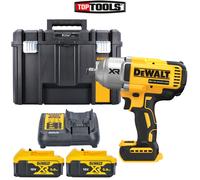 DeWalt DCF900 18V XR Brushless Impact Wrench + 2 x 5Ah Batteries, Charger & Case