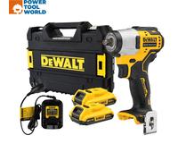 DEWALT 12V XR B/L SUB 3/8IN IMP Wrench 2 X 2AH