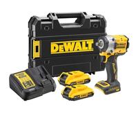 DeWalt DCF921 18v XR Cordless Brushless 1/2" Compact Impact Wrench 2 x 2ah Li-ion Charger Case