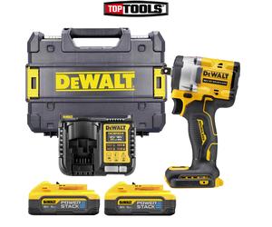 Dewalt DCF921H2T 18V Brushless 1/2" Impact Wrench Hog Ring 2x 5ah Powerstack