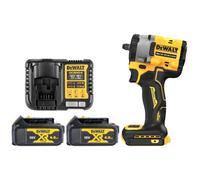 Dewalt Dcf923N 18V Xr Cordless Brushless Compact 3/8" Impact Wrench With 2 X 4.0Ah Batteries & Charger