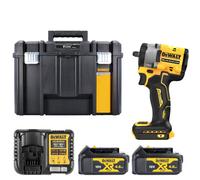 Dewalt Dcf923N 18V Xr Cordless Brushless Compact 3/8" Impact Wrench With 2 X 4.0Ah Batteries, Charger & Tstak Vi Case