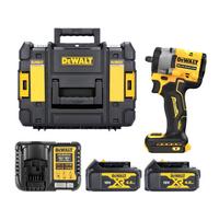 Dewalt Dcf923N 18V Xr Cordless Brushless Compact 3/8" Impact Wrench With 2 X 4.0Ah Batteries, Charger & T-Stack Ii Case