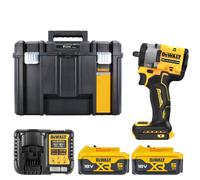Dewalt Dcf923N 18V Xr Cordless Brushless Compact 3/8" Impact Wrench With 2 X 5.0Ah Batteries, Charger & Tstak Vi Case