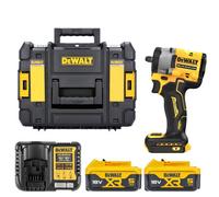 Dewalt Dcf923N 18V Xr Cordless Brushless Compact 3/8" Impact Wrench With 2 X 5.0Ah Batteries, Charger & T-Stack Ii Case