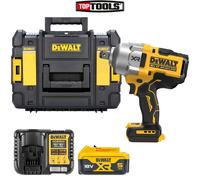 Dewalt DCF964 18V XR Brushless Impact Wrench + 1 x 5.0Ah Battery, Charger & Case