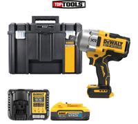 Dewalt DCF964 18V XR Brushless Impact Wrench + 1 x 5.0Ah Battery, Charger & Case