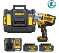 Dewalt DCF964 18V XR Brushless Impact Wrench + 2 x 4Ah Batteries, Charger & Case