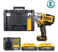 Dewalt DCF964 18V XR Brushless Impact Wrench + 2 x 5Ah Batteries, Charger & Case