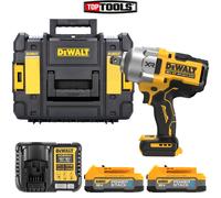 Dewalt DCF964 18V XR Brushless Impact Wrench + 2x 1.7Ah Batteries Charger & Case