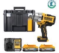 Dewalt DCF964 18V XR Brushless Impact Wrench + 2x 1.7Ah Batteries Charger & Case