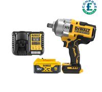 Dewalt DCF964 18V XR Brushless Impact Wrench With 1 x 5.0Ah Battery & Charger