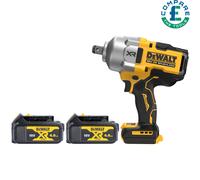 Dewalt DCF964 18V XR Brushless Impact Wrench With 2 x 4.0Ah Batteries
