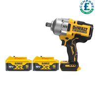 Dewalt DCF964 18V XR Brushless Impact Wrench With 2 x 5.0Ah Batteries