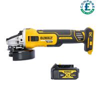 Dewalt DCG405 18V XR Brushless Angle Grinder 125mm With 1 x 4.0Ah Battery
