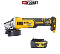 Dewalt DCG405 18V XR Brushless Angle Grinder 125mm With 1 x 4Ah Battery