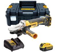 Dewalt DCG405FN 18V Brushless 125mm Angle Grinder 1 x 4Ah Battery Charger Tstak
