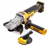 Dewalt DCG405FN 18v Brushless Cordless 125mm Flathead Angle Grinder + Dust Guard