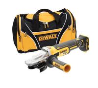 Dewalt Dcg405Fn 18V Xr Brushless Cordless 125mm Flathead Angle Grinder + Toolbag
