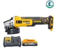 DeWalt DCG405N 18V XR Angle Grinder 125mm + 1 x 1.7Ah Batt & Charger